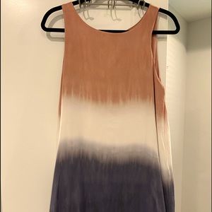 ALTAR’D STATE PINK WHITE BLUE DRESS